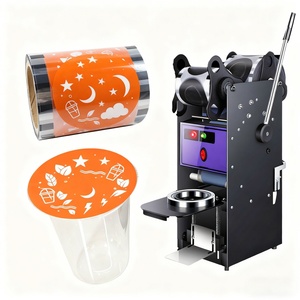 Customized PP Food Sealing Film Cup Packaging Laminated <b>Roll</b> Film Printed Flexible Composite Plastic Paper Boba <b>Bubble</b> Tea - Product Image 2