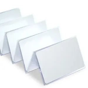 Tarjetas de visita Soporte de revisión de metal Papel Brillo 24K Oro Personalizado Google Máquina de madera Etiquetas de contacto 216 Tarjeta Nfc de acero inoxidable en blanco