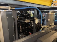 Kompresor Udara Sekrup 110KW 400CFM 12bar Mesin Cummins Berpendingin Udara untuk Pengujian Tekanan Pipa Proyek Pembersihan Pipa