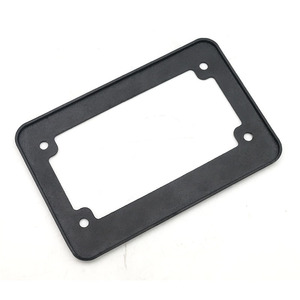 Marco de matrícula de motocicleta de aluminio 6061-T6 mecanizado CNC Ajuste universal para placas de EE. UU. (7,25x4,25)/UE - Product Image 1