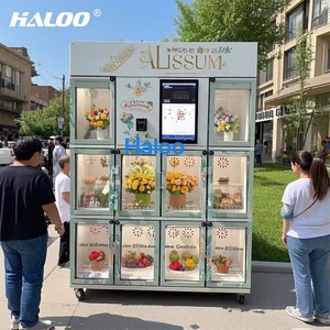 ตู้จำหน่ายดอกไม้แบบอัตโนมัติกลางแจ้ง หน้าจอสัมผัส บริการตนเอง ร้านดอกไม้สด ช่อดอกไม้สด - Product Image 1