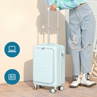 Prix d'Usine 4 Roues Multifonction Mini Valise Bagage 6 Pièces avec Cadenas Compartiment Ordinateur Portable Sac de Voyage Personnalisé