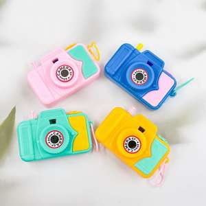 Cámara de fotos para niños, juguete con forma de cámara de dibujos animados, juguete de plástico retro para puestos de mercado nocturno, venta al por mayor - Product Image 4