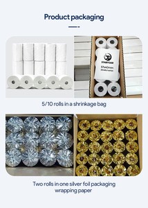 กระดาษม้วนความร้อนคุณภาพดีสำหรับเครื่องบันทึกเงินสด ขนาด 57*50 มม. กระดาษม้วนความร้อนสำหรับ POS <span class=keywords><strong>ATM</strong></span> ธนาคาร ปราศจากสาร BPA มีตัวอย่างให้ทดลองฟรี - Product Image 6