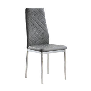 طاولة لغرفة الطعام بإطار، زجاج مقسى شفاف، سطح من الفولاذ المقاوم للصدأ، أثاث منزلي بسيط عصري من ميناء تيانجين - Product Image 5