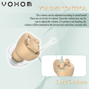 Prothèses auditives ITE invisibles pour personnes âgées-Réduction du bruit numérique Mini amplificateur de son réglable écologique (abordable) - Product Image 2