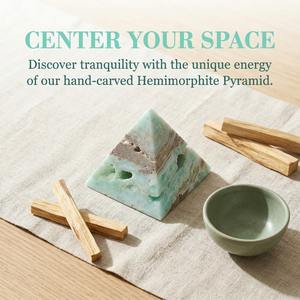 Venta al por mayor de pirámides de hemimorfita de alta calidad, de moda y con técnica de sanación, para Navidad y Halloween - Product Image 3