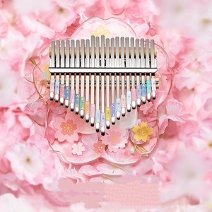 Kalimba transparente en cristal acrylique, 17 tons, 21 tons, piano à pouce, instrument de musique portable pour débutants, amateurs de musique - Product Image 5