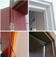Bandes d'étanchéité flexibles modernes en silicone, PVC, TPE, TPV pour portes et fenêtres en bois de bureaux insonorisés et durables - 1