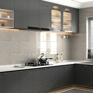 Papel tapiz <span class=keywords><strong>de</strong></span> mármol Peel and Stick, papel <span class=keywords><strong>de</strong></span> contacto <span class=keywords><strong>de</strong></span> <span class=keywords><strong>vinilo</strong></span> autoadhesivo brillante <span class=keywords><strong>para</strong></span> <span class=keywords><strong>muebles</strong></span> <span class=keywords><strong>de</strong></span> <span class=keywords><strong>cocina</strong></span> DIY impermeable - Product Image 4