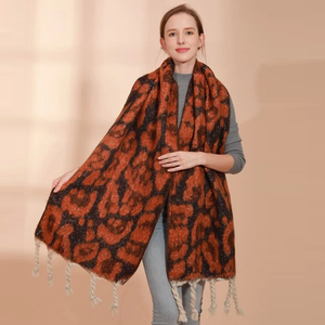 Fashional 100% แคชเมียร์สุภาพสตรีฤดูหนาวที่สวยงาม Lady Cashmere Stole Pashmina ผ้าพันคอ <span class=keywords><strong>Infinity</strong></span> - Product Image 5