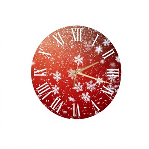 Large <b>Modern</b> Resin Analog Quartz Round <b>Wall</b> <b>Clock</b> with Snowflake Pattern and Antique Design for Living Room Single Face - Product Image 1