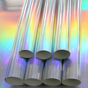 Poster-Material zum Fabrikpreis Glänzende Chrom-Holographische Regenbogen-Selbstklebende Folie für Eco-Solvent-Druck - Product Image 2