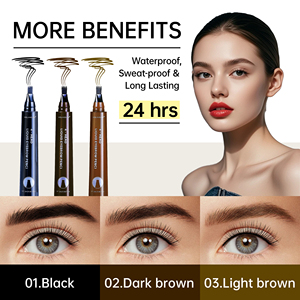 Lápiz <span class=keywords><strong>de</strong></span> <span class=keywords><strong>Cejas</strong></span> <span class=keywords><strong>de</strong></span> Marca Privada, <span class=keywords><strong>Punta</strong></span> <span class=keywords><strong>de</strong></span> 4 Puntas, Aspecto Natural, Lápiz <span class=keywords><strong>de</strong></span> <span class=keywords><strong>Cejas</strong></span> Líquido con Aspecto <span class=keywords><strong>de</strong></span> Pelo para Mujer - Product Image 2