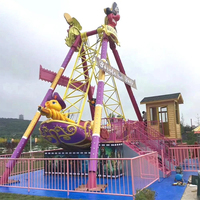 Manège à sensations fortes de type bateau viking pour parc d'attractions, 24 à 40 places, grand manège de fête foraine, bateau pirate, attraction