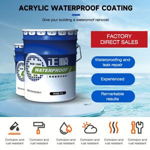High Elasticity Water Based Acrylic <b>Waterproof</b> Coating for Roof Wall Protection Building Construction Acrylic <b>Waterproof</b> Coating - Product Image 2