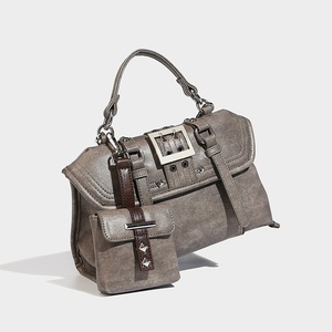 Winter American Retro Handbag <b>Backpack</b> Luxury Simple <b>Medium</b> Waterproof PU Zipper Softback Versatile Fashion Tanjing - Product Image 3