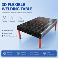 Table de soudage 3D flexible nitrurée en usine, plateforme de soudage modulaire en fonte pour la fabrication de structures en acier