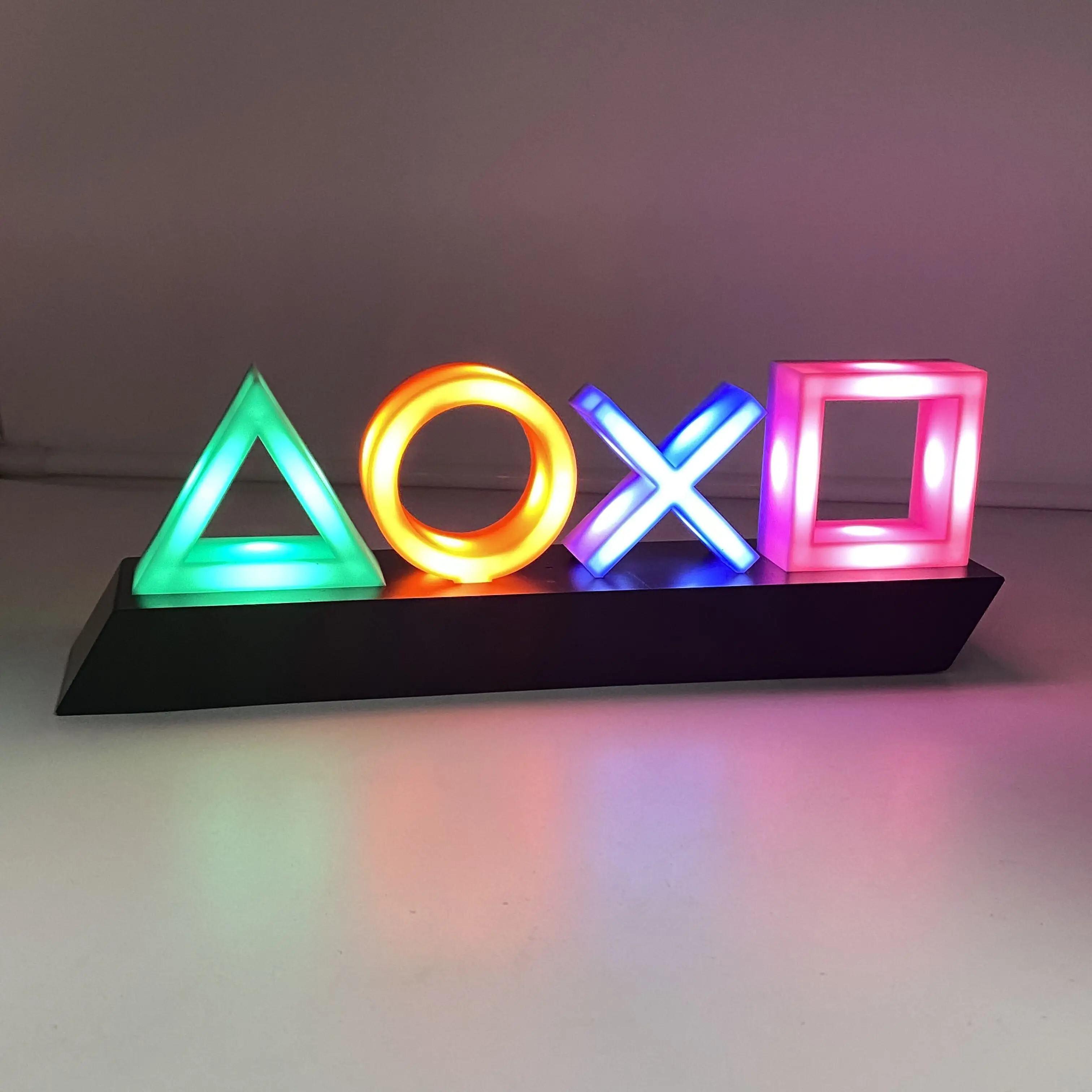2023 popüler müzik reaktif oyun odası dekoratif çalış tation led lamba miras Neon playstation simge işık