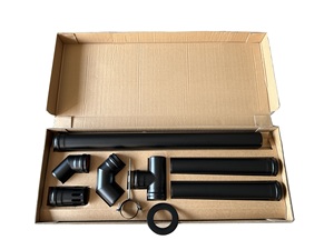 Kit <span class=keywords><strong>de</strong></span> <span class=keywords><strong>tuyau</strong></span> <span class=keywords><strong>de</strong></span> cheminée <span class=keywords><strong>de</strong></span> poêle <span class=keywords><strong>de</strong></span> <span class=keywords><strong>80</strong></span> mm <span class=keywords><strong>de</strong></span> diamètre avec coude, épaisseur <span class=keywords><strong>de</strong></span> 1 mm, pour foyer/poêle à granulés, ensemble pour salle à manger, villa, appartement - Product Image 2