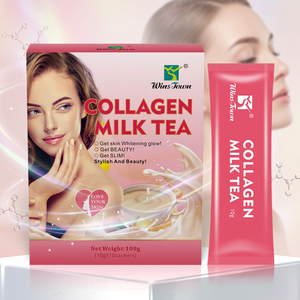 ชานมคอลลาเจนจากทะเลแบบผงคอลลาเจนเปปไทด์ประกายระยิบระยับ - Product Image 1