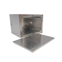 Boîtier de blindage EMI en aluminium sur mesure 5052 6061, boîtier métallique pour amplificateur de signal, impression de logo personnalisée OEM