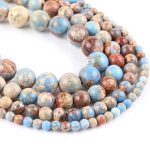 Perles en pierre naturelle 4-10 mm Agate d'Inde Œil de tigre Quartz rose Jadeite Rondes pour bracelet et collier DIY - Product Image 3