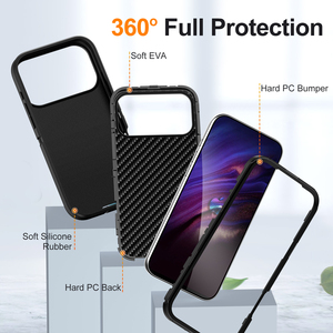 เคสสำหรับ <span class=keywords><strong>iPhone</strong></span> 17 <span class=keywords><strong>Pro</strong></span>, เคสกันกระแทกแบบสองชั้น TPU+PC 2 in 1 รุ่นใหม่ สำหรับ <span class=keywords><strong>iPhone</strong></span> 15 16e 17 <span class=keywords><strong>Pro</strong></span> <span class=keywords><strong>Max</strong></span> - Product Image 3