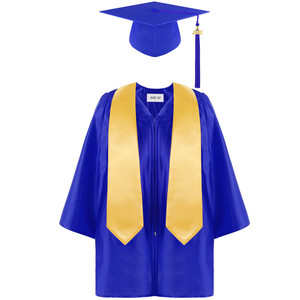 Venta caliente un conjunto <span class=keywords><strong>de</strong></span> gorra y bata <span class=keywords><strong>de</strong></span> graduación Vestidos <span class=keywords><strong>de</strong></span> graduación para niños Vestido y gorra <span class=keywords><strong>de</strong></span> graduación preescolar a la venta - Product Image 5