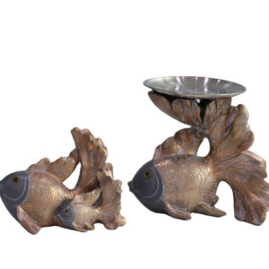 Estatua de pez de poliresina bandeja decoración temática de peces decoración del hogar pesca <span class=keywords><strong>animal</strong></span> marino - Product Image 1