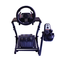 Support de volant de jeu pliable 102 en 1 pour G29, G27, T300, T500, FANATEC – Support réglable en hauteur pour volant de course