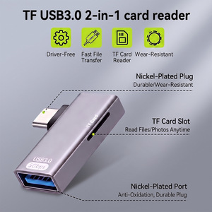 Lector de Tarjetas TF USB 3.0 Tipo-C Xinqiyi de 5 Gbps - Product Image 3