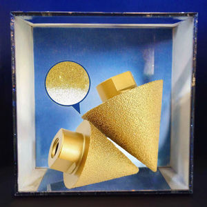 Broca de acero de alto carbono Soliboss de 3 mm de diámetro, brocas cónicas biseladas para amoladoras angulares, perforación y expansión de azulejos - Product Image 3