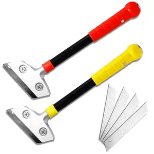 Tile Adhesive Removal Putty Knife, Stainless Steel Paint Scraper Tool for Repairing Drywall Removing Wallpaper