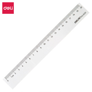 Deli Ruler 20Cm Plastic Drawing Tool For Students School Stationery - Product Image 3