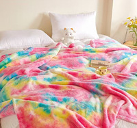 Usine directe Super confortable et doux enfants jeter couverture moelleux vison Sherpa couverture avec dessin animé conception couverture polaire respectueuse de la peau