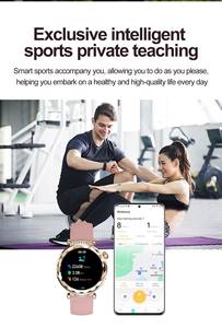 Reloj inteligente de lujo HK88 para mujer de Wedtserha, marca superior IP68, relojes de pulsera impermeables, función de calendario, joyería de moda para niñas - Product Image 4