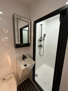 Cabaña Móvil Prefabricada Resistente al Agua y al Viento para Acampar, Remolque Estacionario para Resorts, Granjas y Patios Traseros - Product Image 4