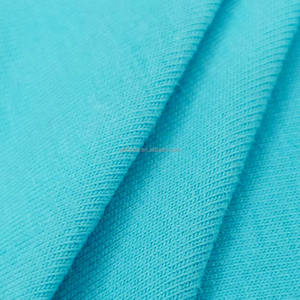 YDD2018A# 220gsm <strong>Cotton</strong> Jersey <strong>Fabric</strong> 5% Elastic Lightweight Rib Weft Knit Plain <strong>Dyed</strong> Combed <strong>Yarn</strong> for Boys Girls Stretch Feature - Product Image 4