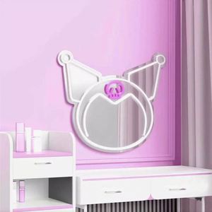 Acrylic lượn sóng nhà phòng khách dài phòng ngủ trang trí nội thất Salon trang điểm treo tường mặc quần áo <span class=keywords><strong>LED</strong></span> kulomi gương Miroir spiegel espejo - Product Image 2