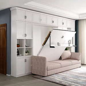 Salon Type Vertical Pliant Murphy <span class=keywords><strong>Mur</strong></span> <span class=keywords><strong>Lit</strong></span> Canapé Invisible Bibliothèque Combinaison Intégré <span class=keywords><strong>Lit</strong></span> Simple Ménage Chambre - Product Image 1