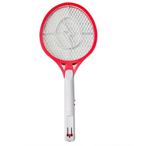 Raquette anti-moustiques électrique rechargeable en plastique solide avec grande surface en maille, fonction de répulsion et d'élimination des insectes - Product Image 3