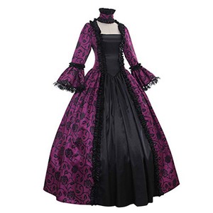 Mujeres Retro Cosplay Siglo XVIII Largo Medieval <span class=keywords><strong>Renacimiento</strong></span> Retro Vestido 2017 - Product Image 6