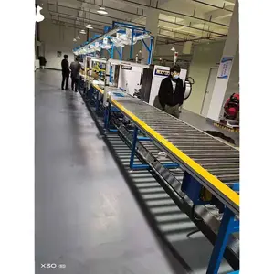 Customized split air conditioner assembly line roller conveyor line