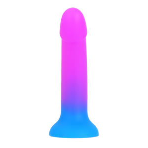 Violett-blaue Silikon-Soft-Jelly Transparente Farbverlauf-Dildos - Product Image 2