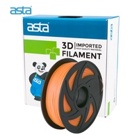 ASTA Filament pour imprimante 3D 1.75mm 1KG 1 rouleau ASA PETG ABS TPU PLA PLA + matériaux lumineux lueur dans l'orange foncé