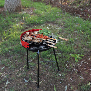 Ngoài trời nhỏ than BBQ nướng gỗ SINH KHỐI viên chip bếp di động dã ngoại nướng - Product Image 3