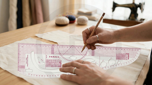 Righello Flessibile e Pieghevole per Modelli di <span class=keywords><strong>Abbigliamento</strong></span> 3245 con Scala Integrata Resistente all'Usura e Durevole per Disegno di Abiti - Product Image 3