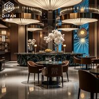 Fournisseur de mobilier commercial de luxe durable pour restaurants, mobilier de restaurant moderne personnalisé, tables et chaises de salle à manger