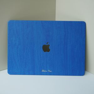 Custodia Protettiva Portatile in Pelle PU Effetto Legno di Lusso Personalizzata per Apple <span class=keywords><strong>MacBook</strong></span> Air 15" A3241 e <span class=keywords><strong>MacBook</strong></span> <span class=keywords><strong>Pro</strong></span> <span class=keywords><strong>13</strong></span>" A2159 - Product Image 2